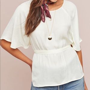 Anthropologie Winter Dance Blouse